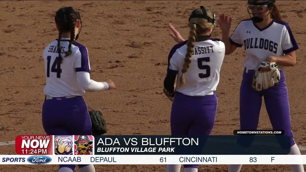 Ada softball stays unbeaten with dominant win over Bluffton